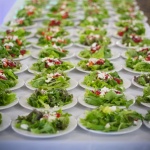 Various green salads